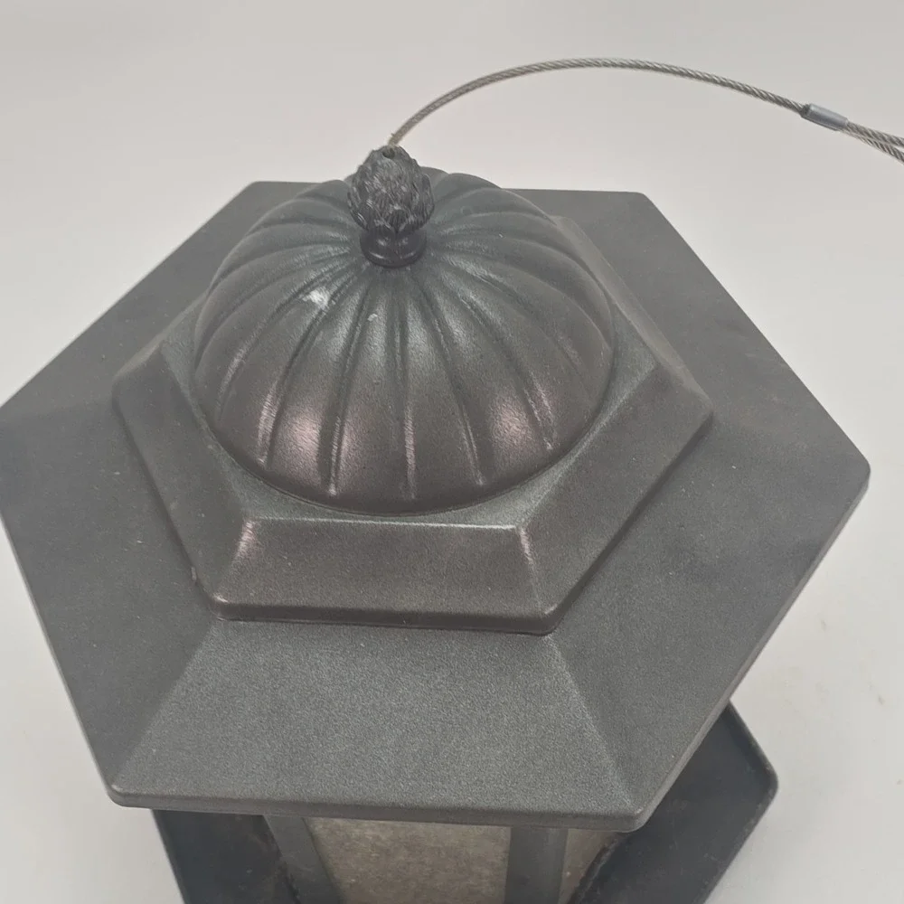 Perky-Pet Lantern Shaped Bird Feeder 3.5 lb Rust-Resistant Hanging 9x9x13